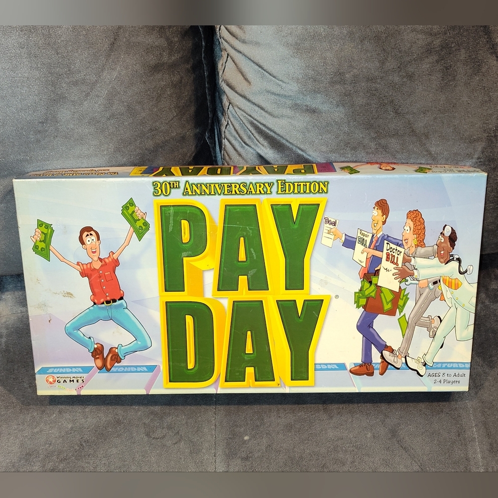 VINTAGE PAY-DAY 30th ANNIVERSARY EDITION BOARD GAME CLASSIC, RETRO, COOL & FUN